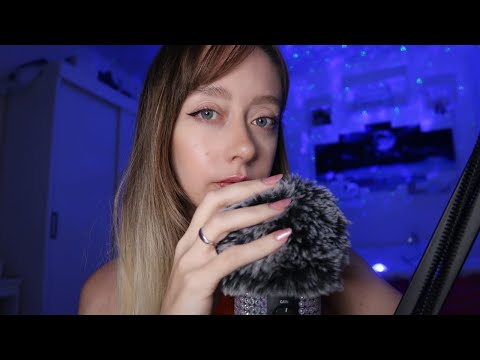 ASMR - Cafuné com sons de boca + toques na tela