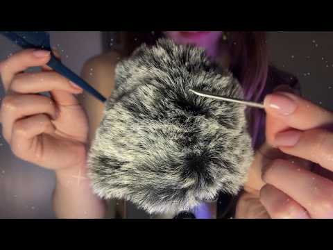 Scalp Check with Metal Tool + Rattail Comb [ASMR}