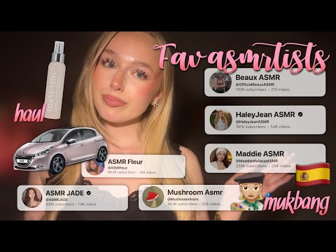 ASMR recreating my favorite asmrtists videos ~ spit painting, spanish, haul, mukbang, etc.