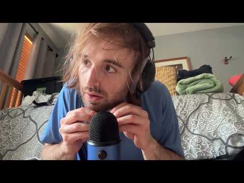 ASMR w/ sounds, tingly visuals, breathy stuttering, some affirmations/mouth sounds