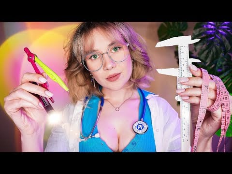 АСМР Неразборчивый Врач Усыпляет 🩺💤 Измерения и Визуальные Проверки asmr inaudible doctor