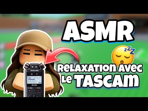 ASMR Français • RELAXATION PROFONDE AVEC LE TASCAM ! 😴 (ton cerveau va fondre)