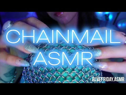 Chainmail ASMR🩵(No Music)