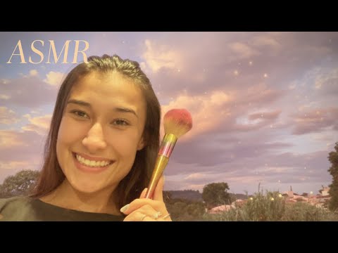 ASMR ✨✨✨ com muito sussurro e pincel na tela ! 