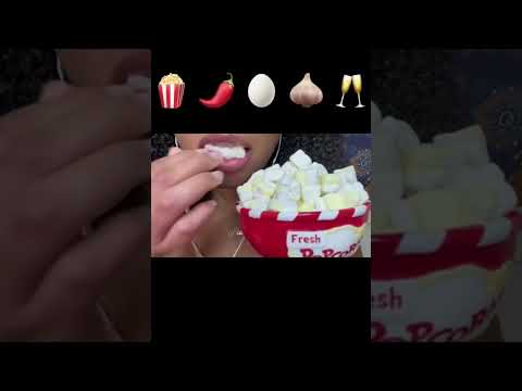 Emoji Foods Mukbang 🍆🍐🍉🍑🥐🍒🥐🍅🥯🍉