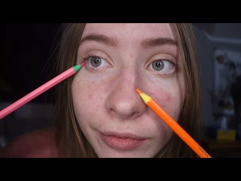 Make Up with Stationary | #ASMR