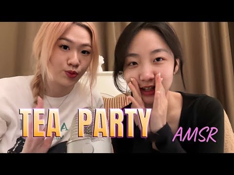 ”KC Sleeping Aid” Sisters Funny Tea Party 👩👧✨ delicious and good sleep 🌙💤