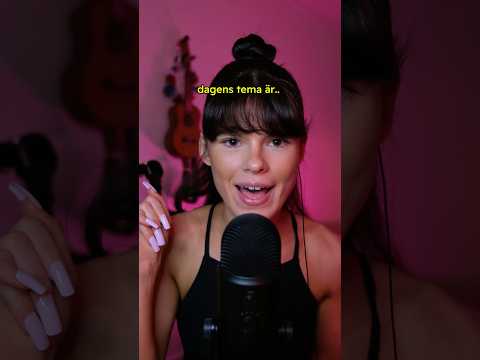 ASMR but everything is PINK 🩷 #asmr #svenska #pink