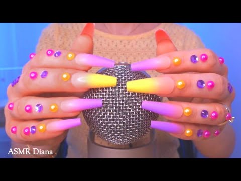 YOU WILL FEEL THIS ASMR ✨ Gems on Fingers, Mic Scratching & Relaxation