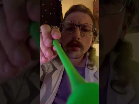 ASMR Chaotic Cranial Nerve Examination Roleplay (Shorts Version)