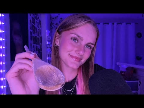 asmr plucking + scooping away your negative energy