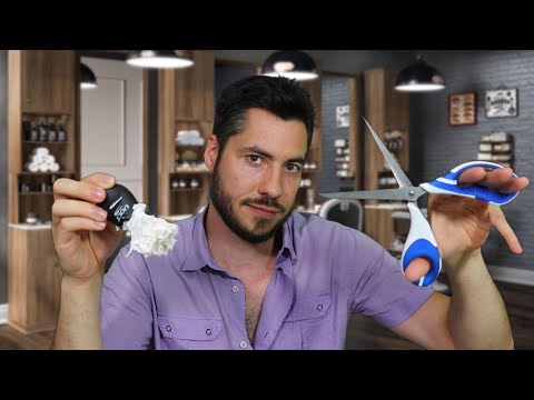 ASMR avec votre coiffeur et barbier préféré - ROLEPLAY coiffure et rasage
