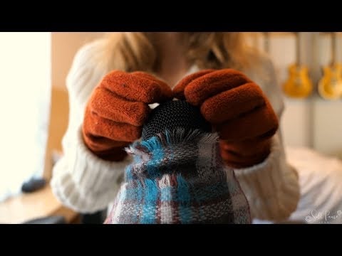ASMR | Intense wintery mic attention | mic scratching, super up close fabric | (NO TALKING)