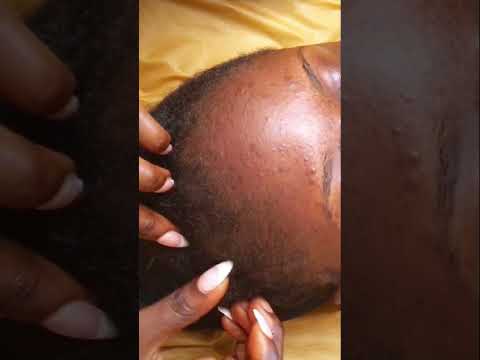ASMR ENTICING SCALP AND EDGES SCRATCHING AND SOFT TOUCHING #satisfying #headscratching #asmr
