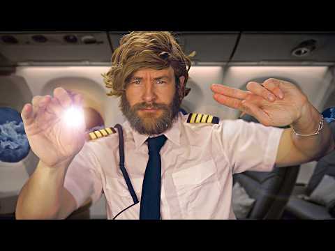 ASMR Fastest Pilot CRANIAL Nerve Examination (Mid-Flight)