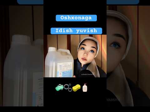 ASMR/ raspakovka/ oshxona sovun