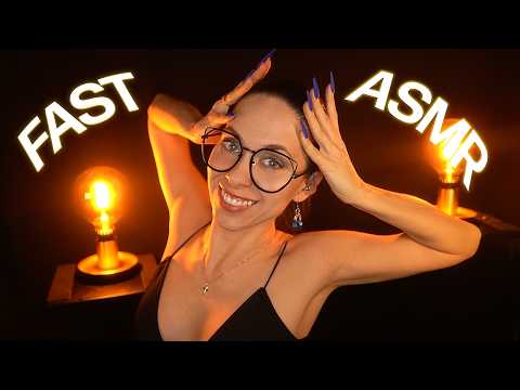 Fast & Aggressive Head Massage ASMR,  mouth sounds, Long nails ASMR #asmr #fastasmr