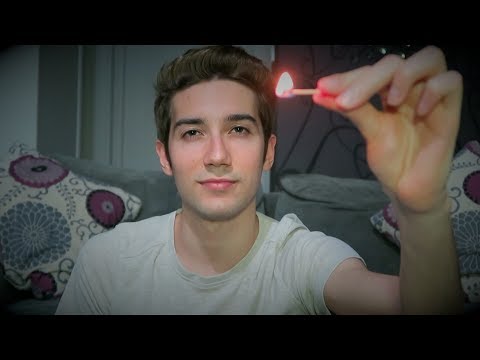 ASMR 🔥 Match Lighting + Fireplace Sounds 🔥