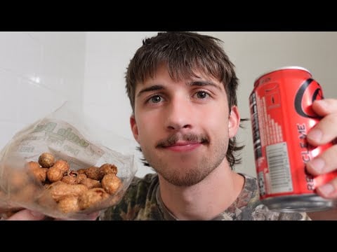 deep fried peanuts and a coke ramble ASMR