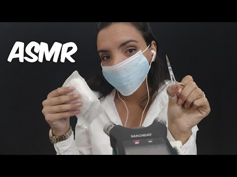 ASMR- ROLEPLAY ENFERMEIRA FAZENDO SEU CURATIVO