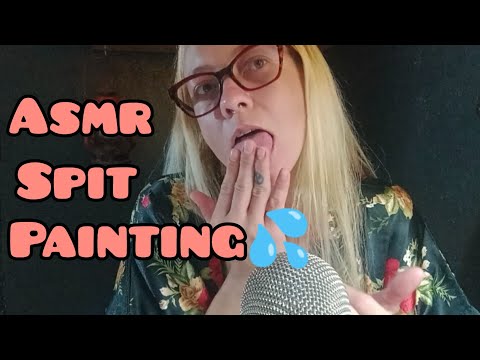 ASMR SPIT PAINTING INTENSO | BANHO DE GATO 🐈💦