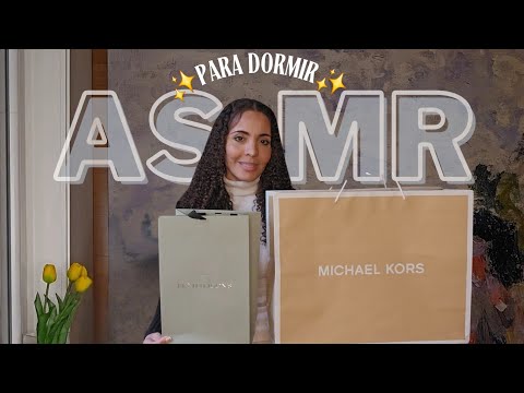 ASMR | ABRINDO MEUS PRESENTES DE ANIVERSÁRIO!