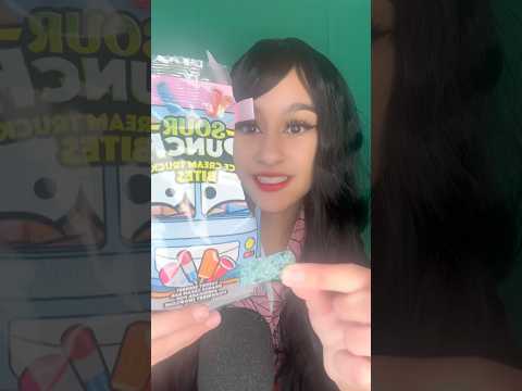 ASMR| Trying SOUR candy?! #asmr #asmrsounds #cosplayer #asmreating #shortsfeed #shortsviral #shorts