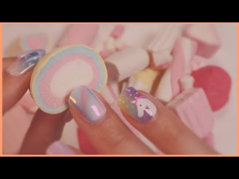 ASMR Marshmallow Eating Sounds 🍭So soft ~