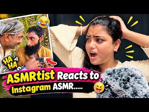 ASMRtist Reacts to Instragram ASMR….