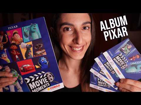NUOVE FIGURINE PIXAR PER FARTI RILASSARE 🩷 Sticky sounds | ASMR ita