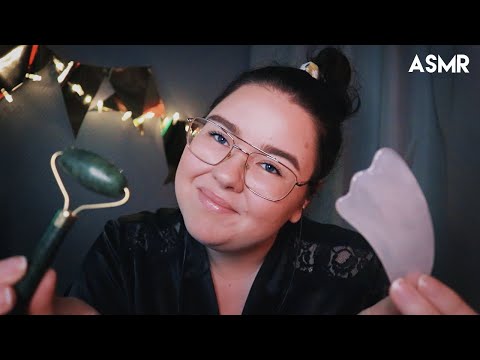 ASMR Ansiktsmassage med verktyg  (personal attention) ✨