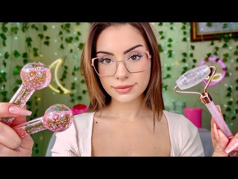 ASMR Pampering You to Sleep😴 Personal Attention, Layered Skincare, Makeup Sounds, Spa Treatment