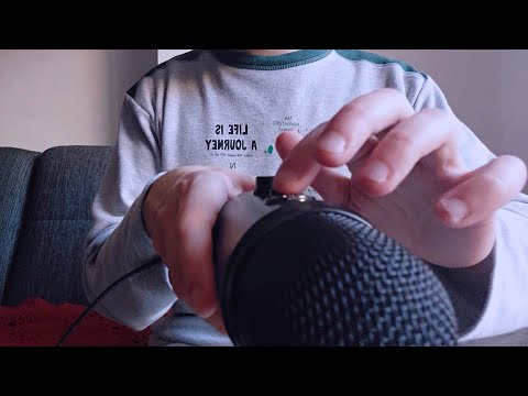 ASMR fast and aggressive mic tapping (no talking)