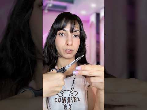 #asmr #visualtingle #sleepsolution #asmrtriggers POV Trimming your hair ASMR! ✂️