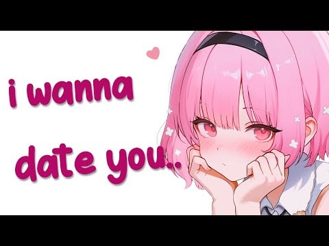 "Will you kiss me?" Shy Girl Gives You a Lap Pillow and Kisses You [ASMR RP] [Wholesome] [Cute]