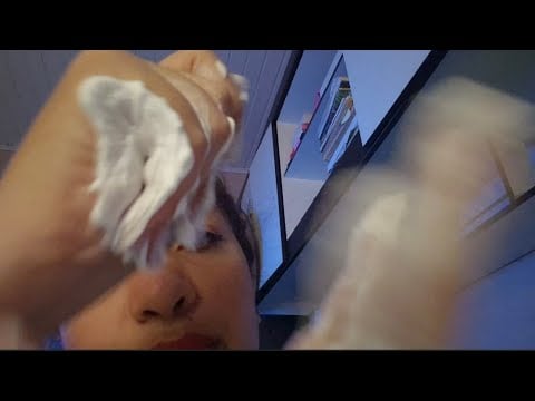 ASMR 40 MIN de spa day Relaxante: Pedicure, Manicure e Massagem (com som de riacho e música calma)🌙🌿