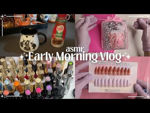 ASMR Early Morning Vlog ☀️ Small Business Edition (Whispered Voiceover) 