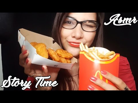 ASMR COMIENDO NUGGETS Y PAPAS DE MCDONALDS entrega a domicilio | MUKBANG ASMR | Eating Sounds