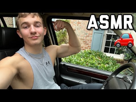 Asmr fast and chaotic triggers in my car