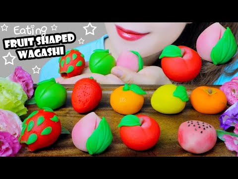 ASMR FRUIT SHAPED WAGASHI (JAPANESE CANDY ART TRADITIONAL) | LINH-ASMR