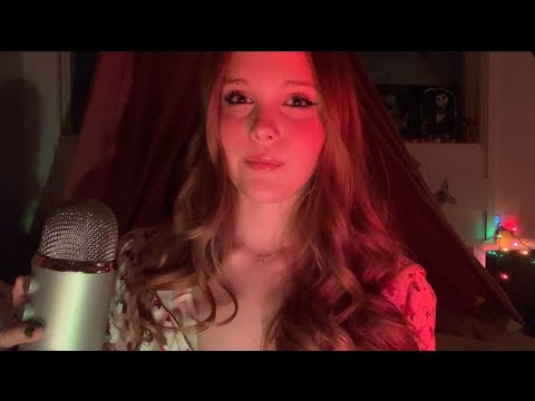 asmr cozy ear to ear ramble (close whispers)