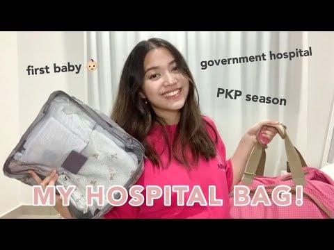 WHAT’S IN MY HOSPITAL BAG - Hospital kerajaan | PKP (getting induced at 37 weeks)