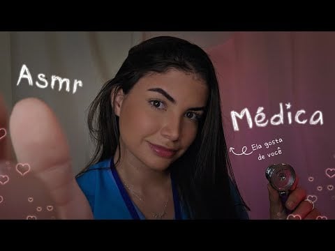 ASMR Consulta médica, mas ela está apaixonada por você.. (Eu não deveria estar fazendo isso) 🩺💕