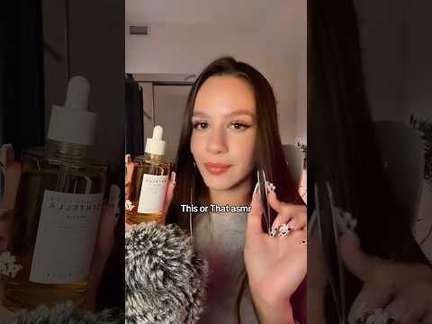 This or That ASMR 😘 Eye cleaning & plucking #asmr #asmrvideo #asmrsounds #sleep #tingles