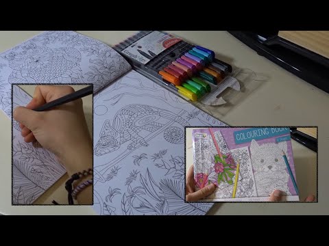 ♥ ASMR ♥ Colouring book - No talking