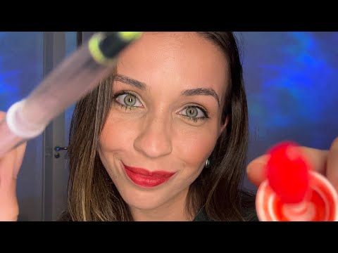 ASMR🎄TE ARRUMANDO PRA CEIA de NATAL🍒