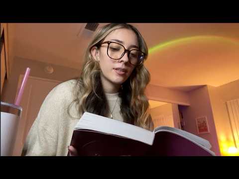 reading Ephesians and James 💝✝️  ~ soft spoken, lofi asmr