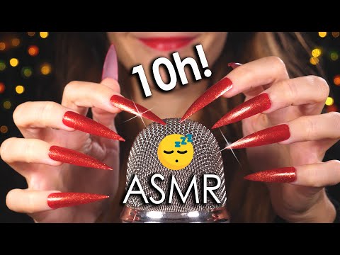 10 Hours [ASMR] One Finger Deep Brain Scratching to Fall Asleep 😴