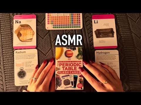 📔 ASMR | Gentle Chemistry Facts for Deep Sleep • Slow Reading & Clicky Whispers