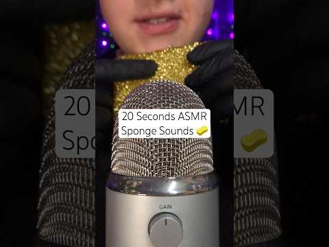 20 Seconds ASMR Sponge Sounds! #asmr #jonathanasmr #asmrshorts
